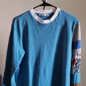 Acne studios patchwork long sleeve t shirt